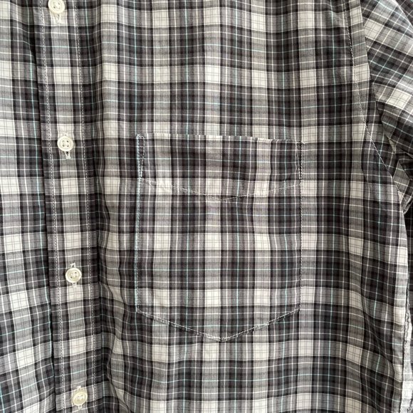 Uniqlo Mens S Long Sleeve Checkerboard Work Casual Shirt - Picture 2 of 5